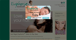 Desktop Screenshot of euphoriasalons.com